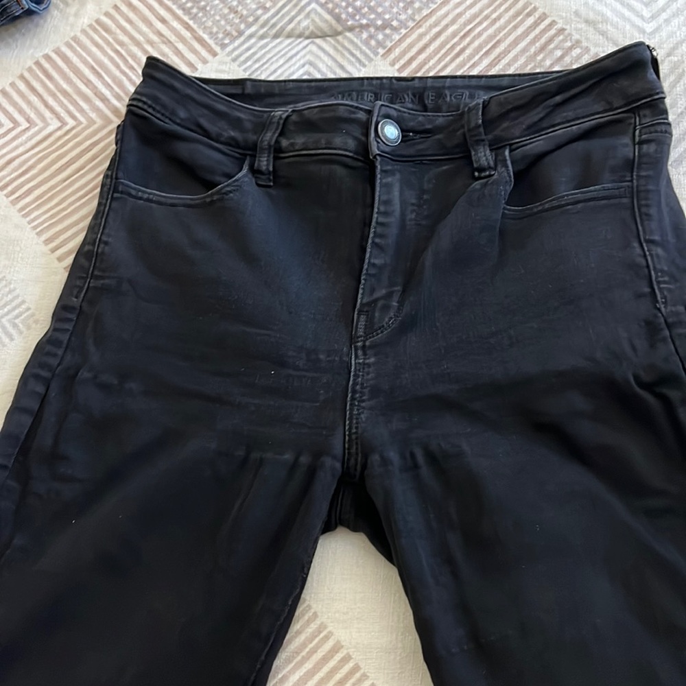 AE American Eagle high rise jegging jeans - 10 short